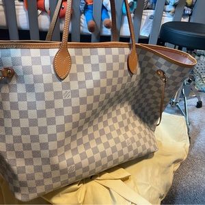 Biggest neverfull authentic Louis Vuitton bag